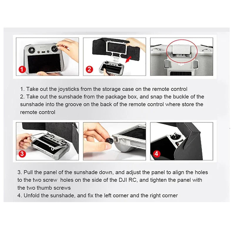 Solskydd för DJI RC Smart Fjärrkontroll - Action King