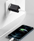 Baseus Super Si Pro Quick Charger - Väggladdare - Snabbladdare QC3.0 / PD 30W - 100-240V till USB - 2xUSB Typ A/C - Svart - Action King