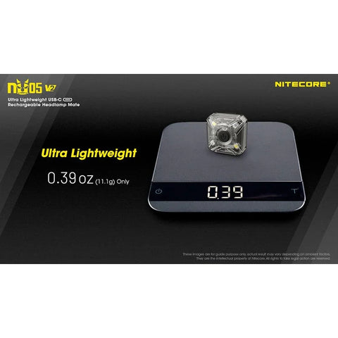 Nitecore NU05 V2 -otsalamppu Mate - 40lm