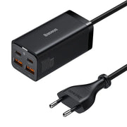 Baseus GaN3 Pro Desktop Fast Charger - Väggladdare - Snabbladdare QC4+ / PD 100W - 100-240V till USB - 4xUSB Typ A/C - Action King