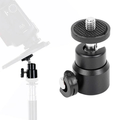 Pallonivelen kiinnike Mini 360°, 1/4" - alumiini