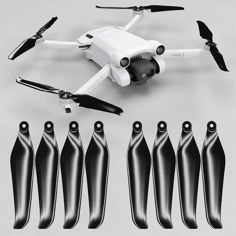 Master Airscrew Propellers till DJI Mini 3 Pro / 4 Pro – 4-Pack Svart - Action King