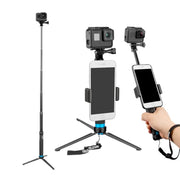 Telesin Tripod - Selfiepinne GoPro med Mobilhållare - Aluminium 200-900mm - Action King
