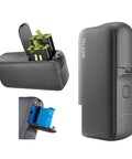 Telesin GoPro Multi-Batteriladdare och Powerbank 10000mAh med förvaring batterier - Dubbel - för GoPro Hero12/11/10/9/8/7/6/5 - Action King