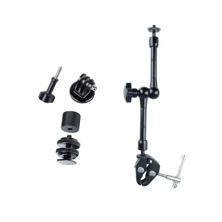 Magic Arm -kaksoispallonivel 360° + puristin - 11" - alumiini - sarja