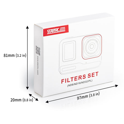 For Insta360 Ace / Ace Pro STARTRC 4 in 1 ND8 ND16 ND32 Camera Lens Filter - Action King