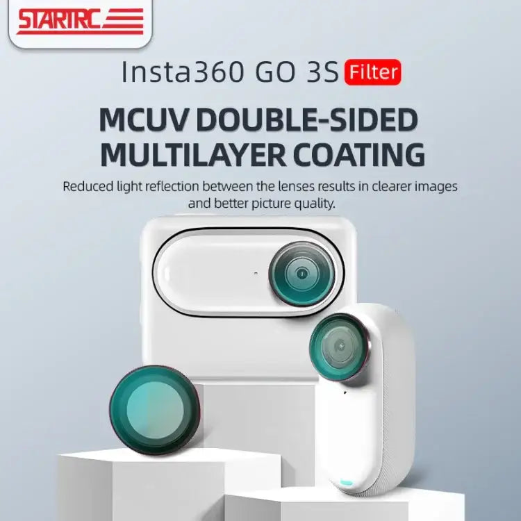 For Insta360 GO 3S STARTRC MCUV Camera Lens Filter - Action King
