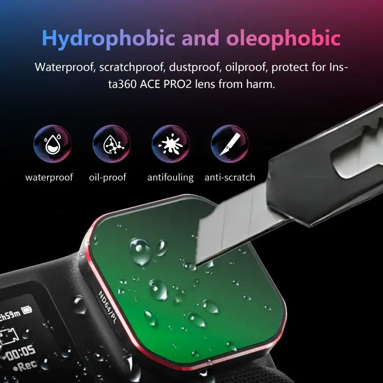 For Insta360 Ace Pro 2 STARTRC 4 in 1 PL ND8 ND16 ND32 Camera Lens Filter - Action King