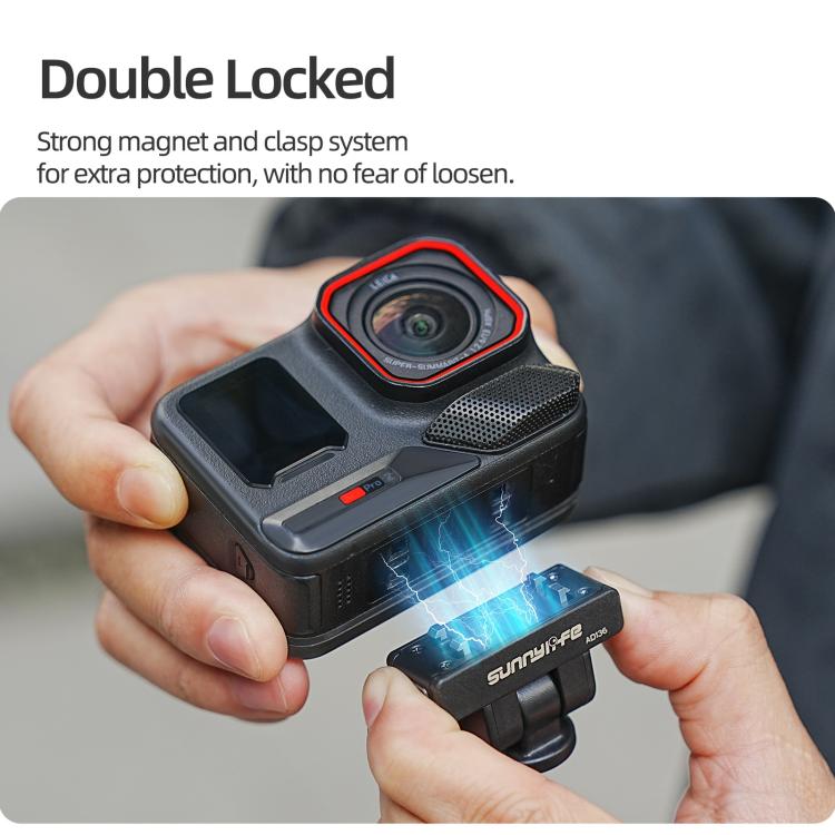 Sunnylife-pikakiinnitys - Sunnylife-magneettinen pikakiinnitys kameralle
