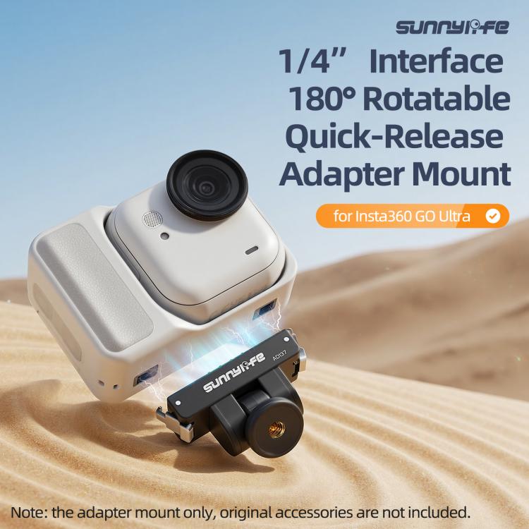 Insta360 GO Ultra Adapter - Magnetiskt Snabbfäste för Insta360 GO