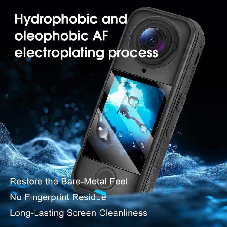 Insta360 X4 Air STARTRC 2 kpl - Karkaistusta lasista valmistettu näytönsuoja Insta360:lle