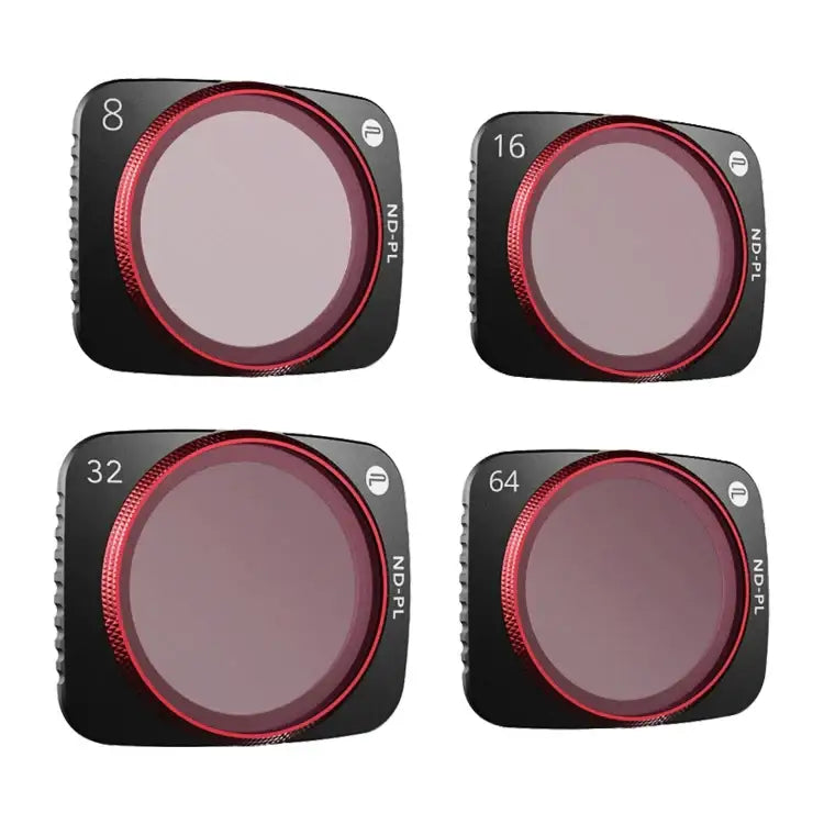 PGYTECH P-16B-063 4 in 1 NDPL8+NDPL16+NDPL32+NDPL64 Lens Filter Kits for DJI Air 2S - Action King