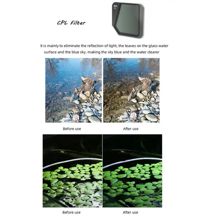 JSR Drone 3 in 1 CPL+ND8+ND16 Lens Filter for DJI Mavic 3 - Action King