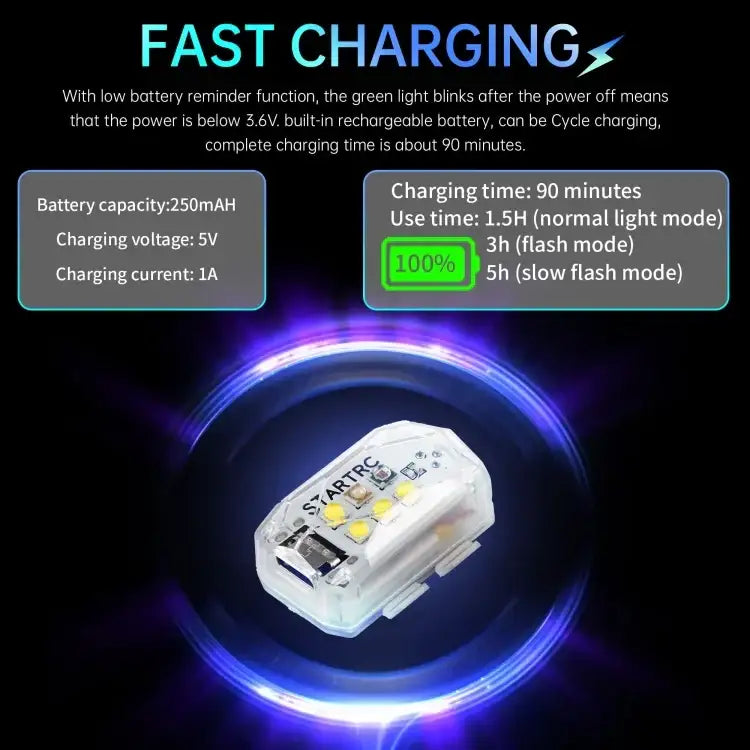 STARTRC Drone Strobe Night Alarm LED Light - Action King