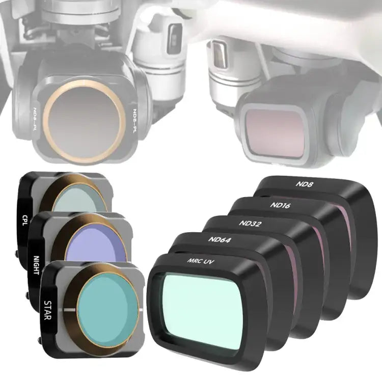 JSR Drone 8 in 1 UV+CPL+ND8+ND16+ND32+ND64+NIGHT+STAR Lens Filter for DJI MAVIC Air 2 - Action King