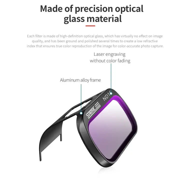 For DJI Mini 4K / Mini 2 SE / Mini 2 STARTRC 4 in 1 ND8 ND16 ND32 ND64 Lens Filter - Action King