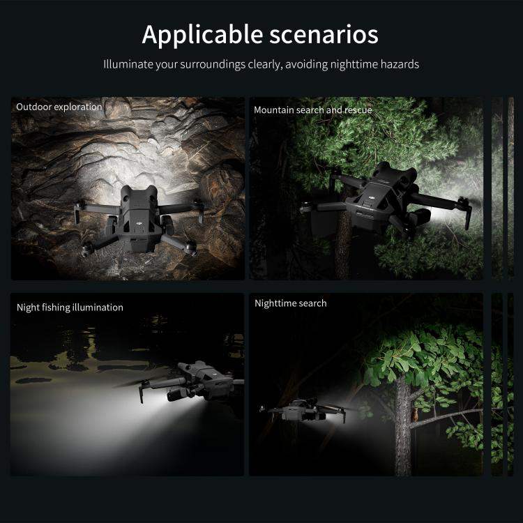 For DJI Mini 4 Pro STARTRC Night Navigation Searchlight LED Flashlight Rechargeable Refill Lighting Signal Light - Action King