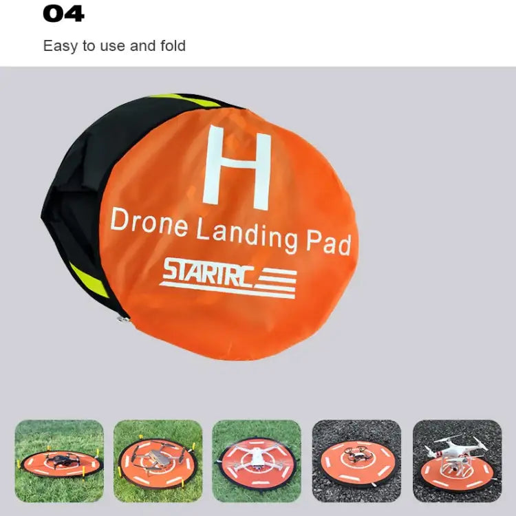 STARTRC RC Drone Quadcopter Portable Parking Apron Fast-fold Landing Parking Pad for DJI Mavic Mini / Mavic Air 2, Diameter: 56cm - Action King