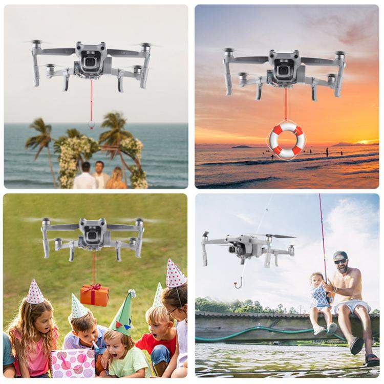 For DJI Mavic Air 2 / Air 2S Air-Dropping System Thrower Parabolic - Action King