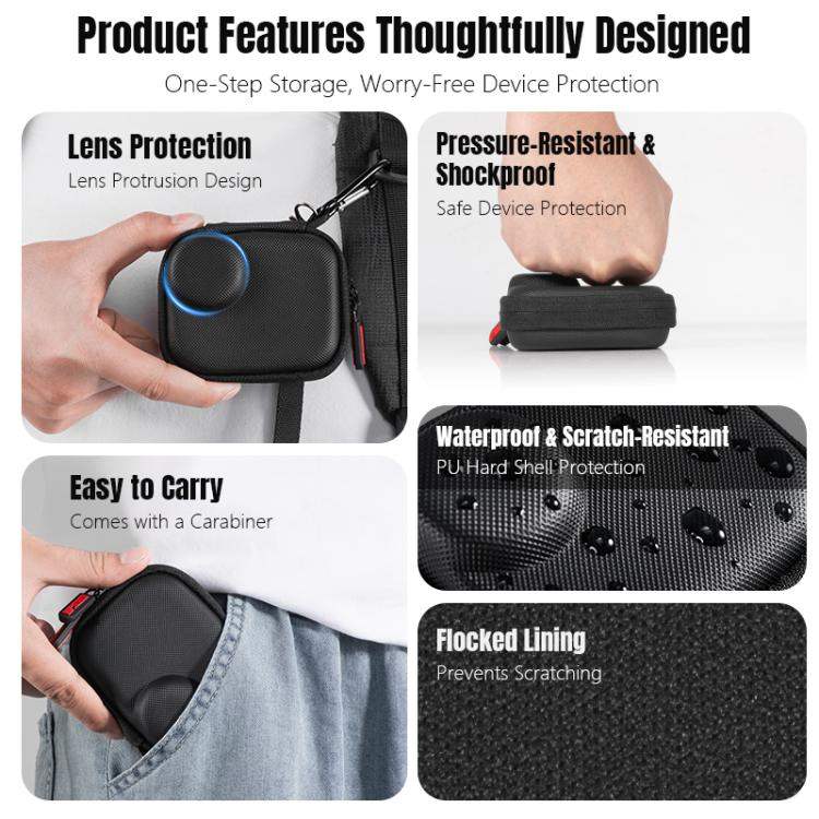 Förvaringsväska Osmo Nano: Skyddande väska för DJI Osmo Nano, idealisk för säker transport.