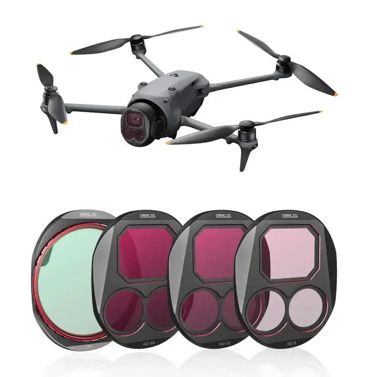 For DJI Mavic 4 Pro STARTRC 4 in 1 CPL ND8 ND32 ND64 Lens Filter Kit - Action King