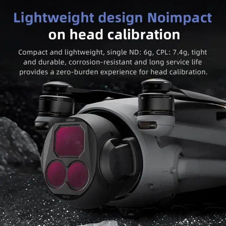 For DJI Mavic 4 Pro STARTRC 4 in 1 ND8 ND16 ND32 ND64 Lens Filter Kit - Action King