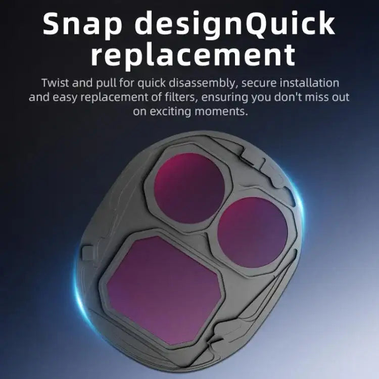 For DJI Mavic 4 Pro STARTRC 4 in 1 ND8 ND16 ND32 ND64 Lens Filter Kit - Action King