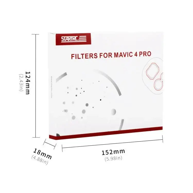 For DJI Mavic 4 Pro STARTRC 4 in 1 ND8 ND16 ND32 ND64 Lens Filter Kit - Action King