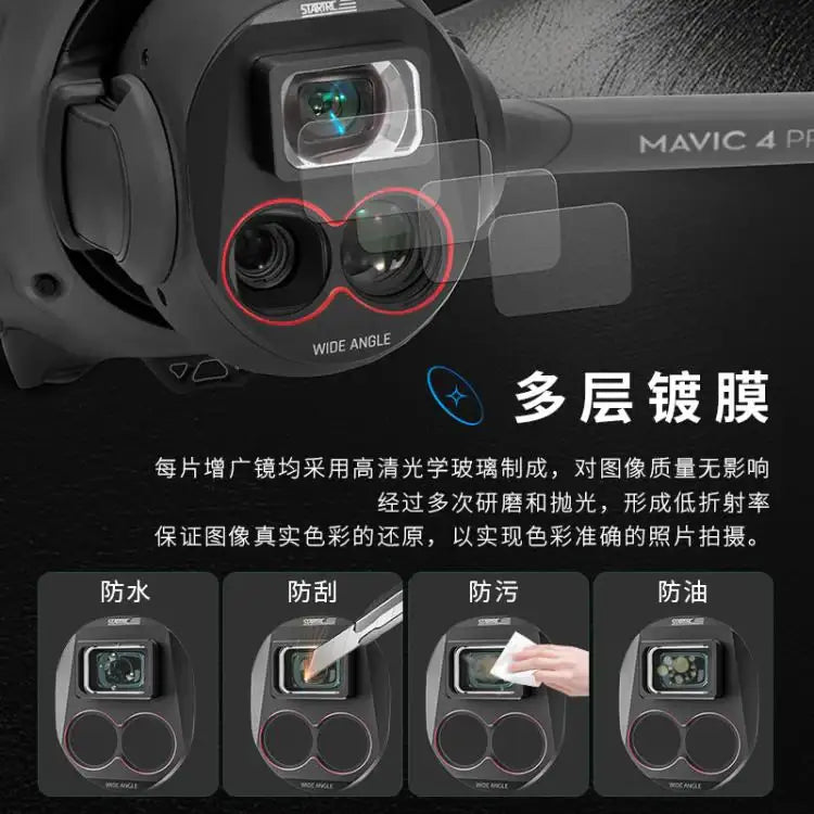 For DJI Mavic 4 Pro STARTRC Drone Wide-Angle Lens Filter - Action King