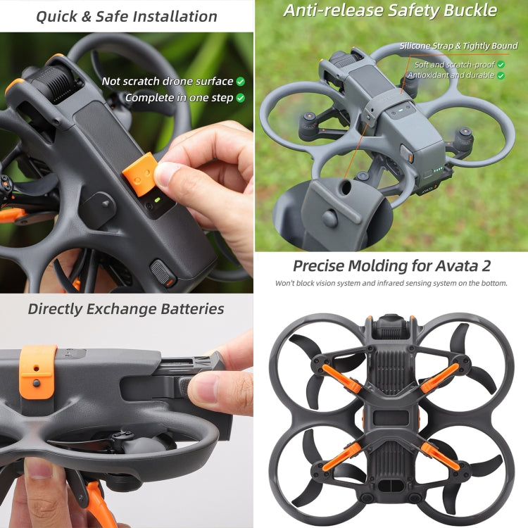 DJI Avata 2 landningsben - Förhöjda