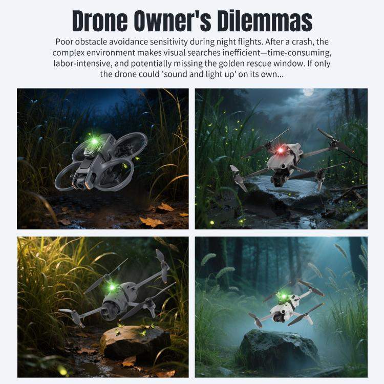 STARTRC Universal V2 Drone Alarm Tracker For DJI Avata Series / Mavic Series / Air Series / Mini Series - Action King