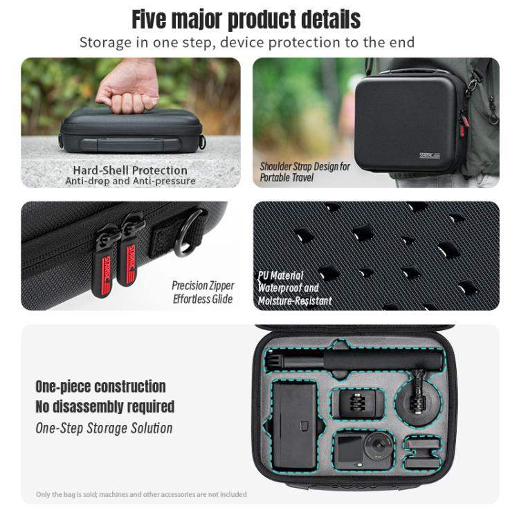 Suojaava Osmo Action 6 -olkalaukku STARTRC:ltä