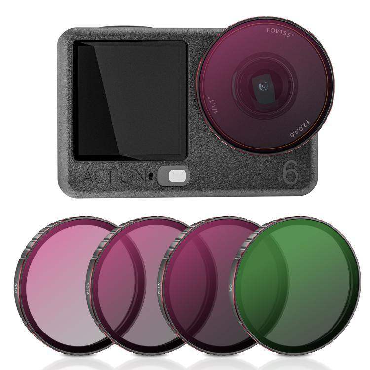 DJI Osmo Action 6 STARTRC 4 - STARTRC 4-in-1 -suodatinsarja DJI Osmolle