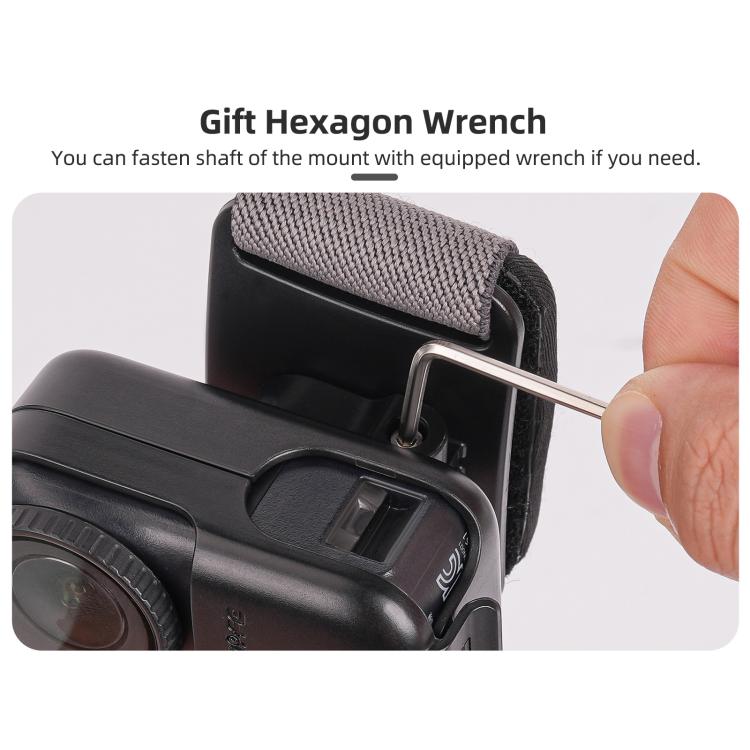 DJI Osmo Nano Sunnylife - säädettävä päähihna 360 asteen kiertomahdollisuudella