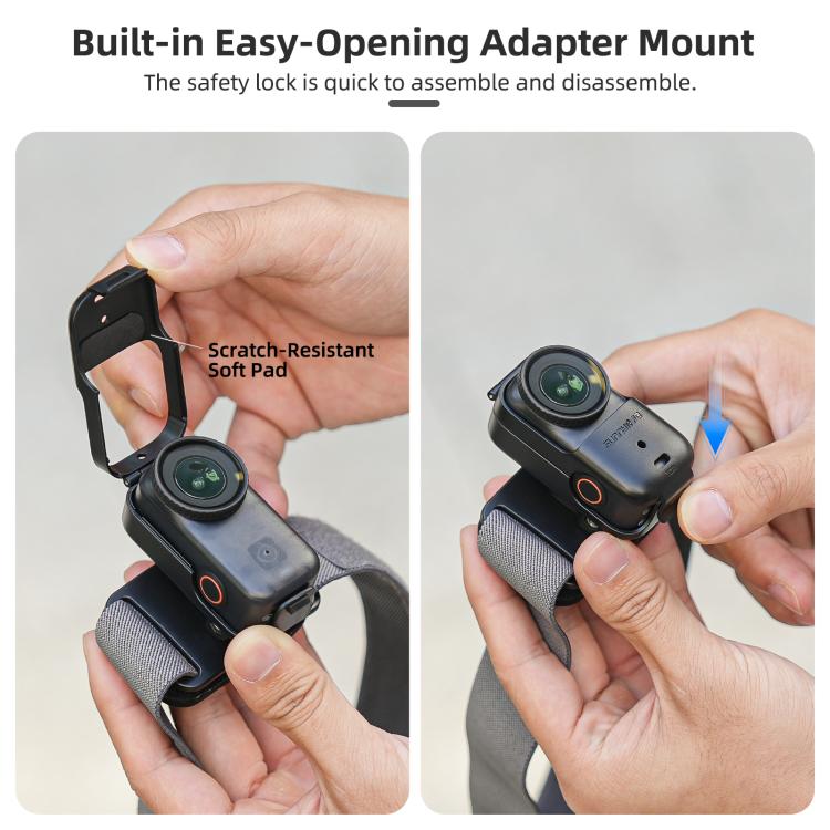 DJI Osmo Nano Sunnylife - säädettävä päähihna 360 asteen kiertomahdollisuudella