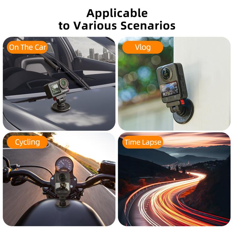 Sunnylife-magneettikiinnike DJI:lle, jossa 180° kallistus