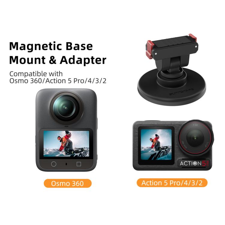 Sunnylife-magneettikiinnike DJI:lle, jossa 180° kallistus