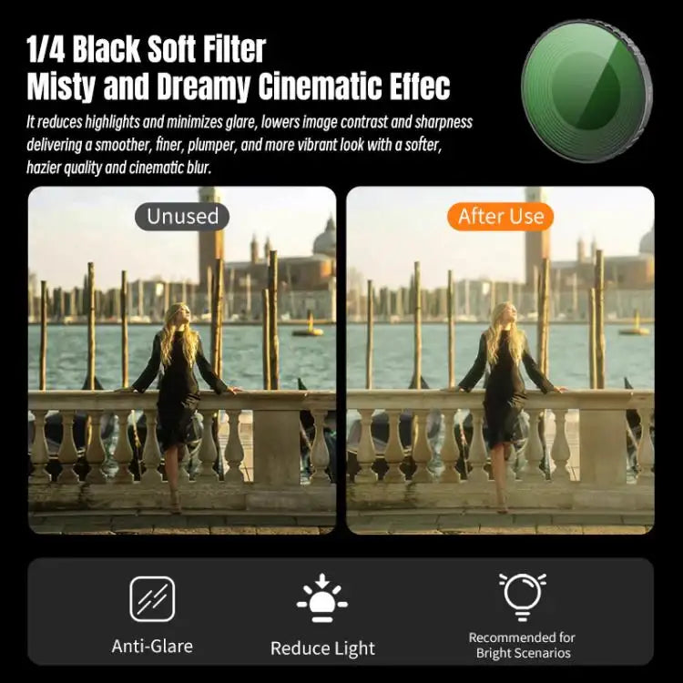 DJI Osmo Nano STARTRC Black Mist -suodatin