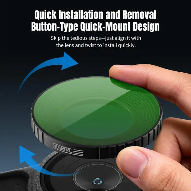 DJI Osmo Nano STARTRC Black Mist -suodatin