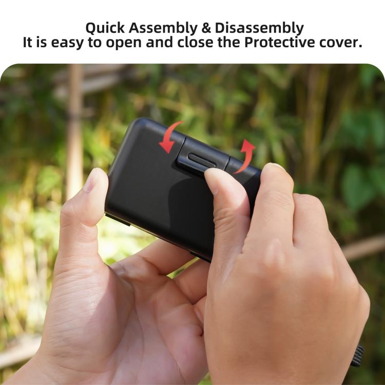 Sunnylife Skyddsfodral för DJI Osmo: Säkert, portabelt skydd i svart. Optimal förvaring för din kamera.