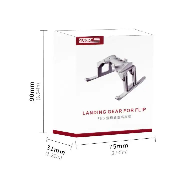 For DJI Flip STARTRC Folding Anti-fall Anti-dirt Heightened Landing Gear Training Rack - Action King