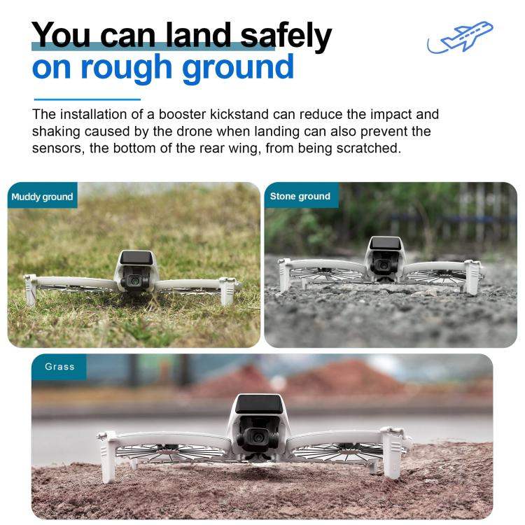 For DJI Flip STARTRC Split Type Drone Landing Gear Height Extensions Rack - Action King