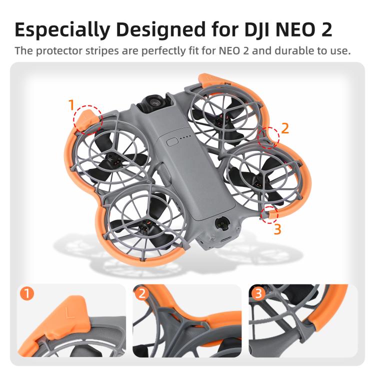 Värikkäät potkurisuojat DJI Neo -droonille