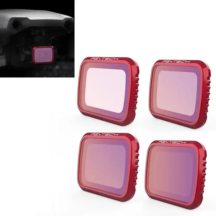 4 PCS PGYTECH P-16A-034 ND8 / 16 / 32 / 64 Lens Filter for DJI Mavic Air 2 Drone Accessories - Action King