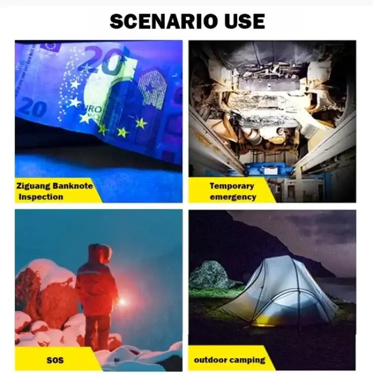 A11 Mini LED Flashlight with Dual LED Lights