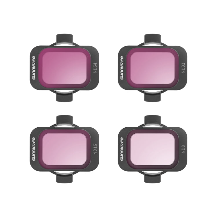 DJI Avata 2 Sunnylife -kameran linssisuodattimelle, MCUV, ND8, ND16, ND32, ND64, ND128, 4-in-1 ND8/16/32/64, 5-in-1 ND8/16/32/64/128, 4-in-1 MCUV ND8/16/32, 6-in-1 MCUV ND8/16/32/64/128