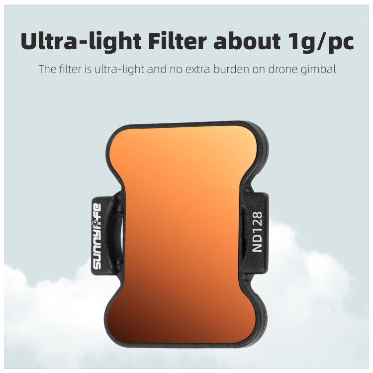 DJI Avata 2 Sunnylife -kameran linssisuodattimelle, MCUV, ND8, ND16, ND32, ND64, ND128, 4-in-1 ND8/16/32/64, 5-in-1 ND8/16/32/64/128, 4-in-1 MCUV ND8/16/32, 6-in-1 MCUV ND8/16/32/64/128