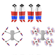 2 Pairs Sunnylife 7238F-3C For DJI Mavic Air 2 Double-sided Two-color Low Noise Quick-release Propellers - Action King