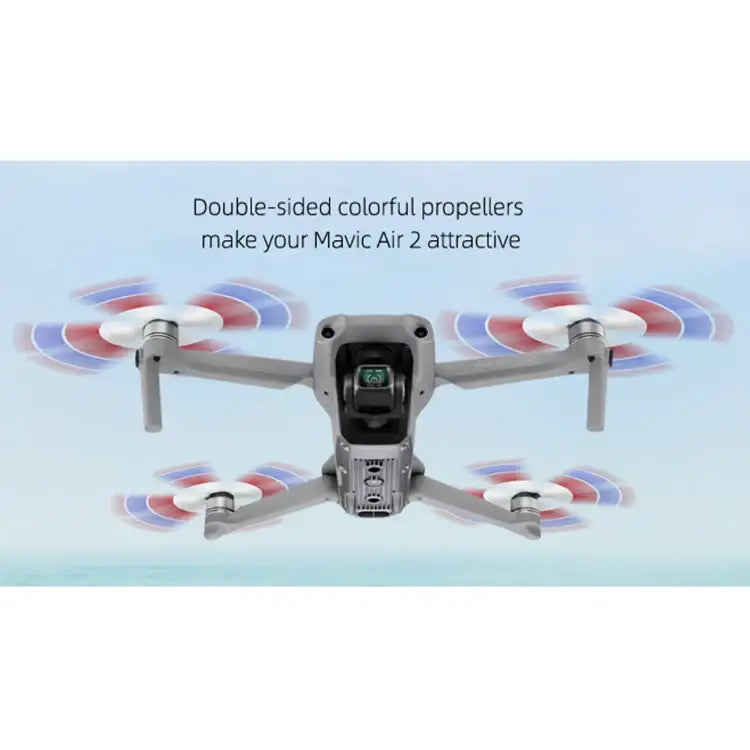 2 Pairs Sunnylife 7238F-3C For DJI Mavic Air 2 Double-sided Two-color Low Noise Quick-release Propellers - Action King