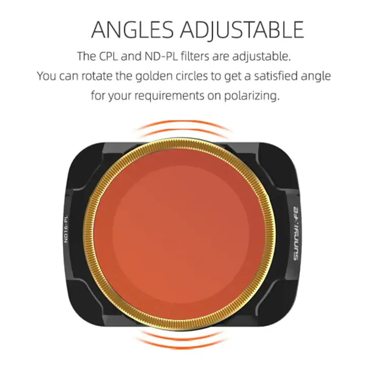 Sunnylife AIR2-FI9282 For DJI Mavic Air 2 ND32-PL Coating Film Lens Filter - Action King